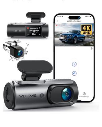 Dash Cam Auto 4K avanti e dietro