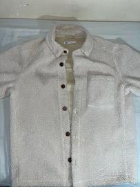 Shacket Zara Effetto Peluche Crema/Panna - T.L-XL