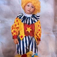vestito clown pagliaccio bambino/a