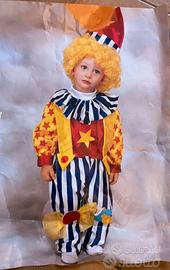 vestito clown pagliaccio bambino/a