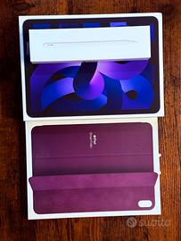 IPad Air 2022 256GB + Apple Pencil + Smart Folio
