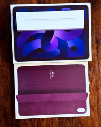 IPad Air 2022 256GB + Apple Pencil + Smart Folio