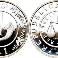 Italia Lire 1  Argento Storia Della Lira