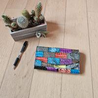 Portafoglio multicolore donna 18x10x3cm