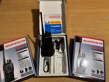3 ricetrasmittenti Baofeng BF888S