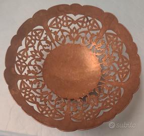 Piatto in rame vintage