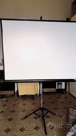 Telo bianco per proiezione diapositive o film