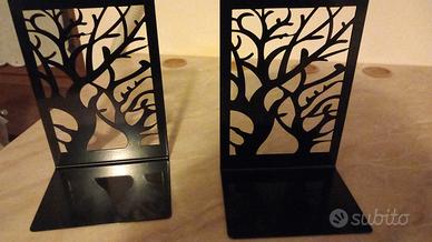 coppia poggia libri per mensola