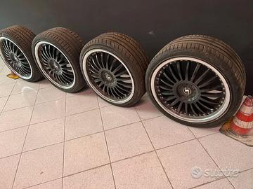4 cerchi alluminio da 19 canale 8.5 5/108 