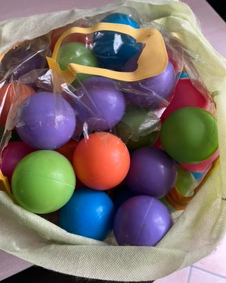 88 palline in plastica per piscina