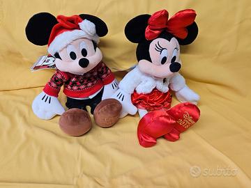Topolino e Minnie peluche originali