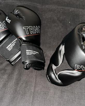 attrezzatura da boxe 