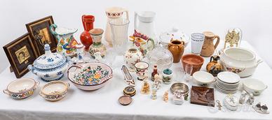Lotto Oggettistica Vintage e Ceramiche - 40 pezzi