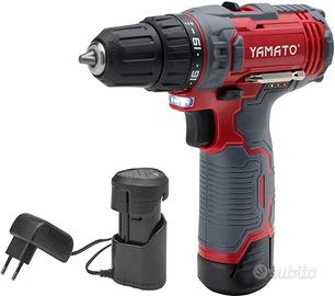 TRAPANO BATTERIA LITIO"YAMATO"2VEL.12V 1,3AH