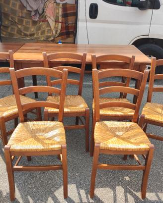 🌀Tavolo allungabile con 6 sedie € 140,00 🌀