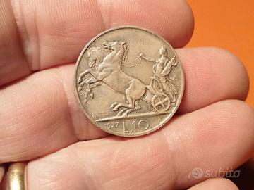 10 lire d'argento 1927* - NC