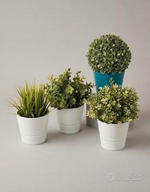 Set 4 Piante Artificiali con Vaso IKEA