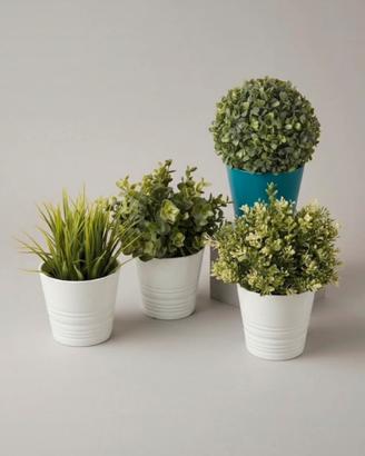 Set 4 Piante Artificiali con Vaso IKEA