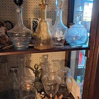 collezione bottiglie antiche vetro 