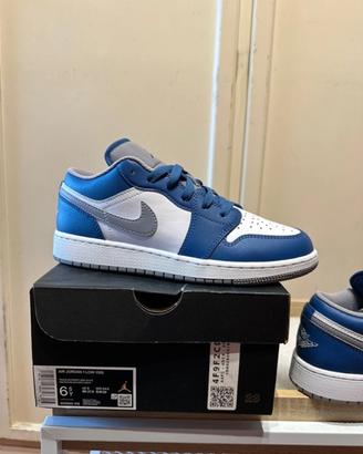 Air jordan 1 low true blue (GS) n39