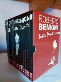 Dvd Benigni "Tutto Dante ". 14 DVD anno 2008
