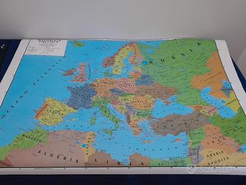 carta geografica europa