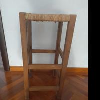 Sgabello in legno 