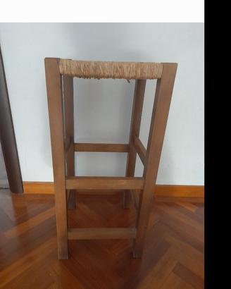 Sgabello in legno 