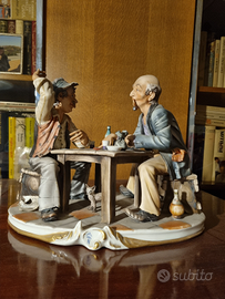 Capodimonte - uomini che giocano a carte
