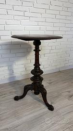 Tavolino antico fine ’800 in mogano intarsiato