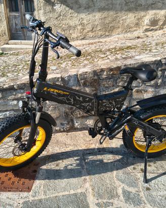 Bici elettrica ebike LANKELEISI X3000+ 2 batterie!
