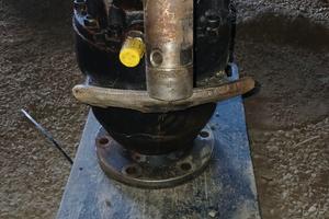 Rotore per pinza tronchi per escavatore 80q