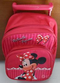 Zaino Trolley Minnie Mouse, originale Disney, foto