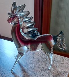 Cavallo in vetro