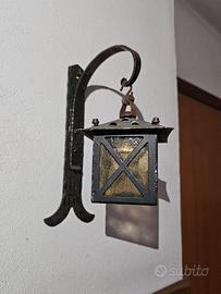 applique da parete stile rustico/esterno, struttur