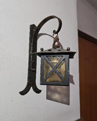applique da parete stile rustico/esterno, struttur