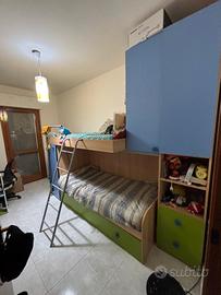 Cameretta Completa 3 Letti + Materassi 