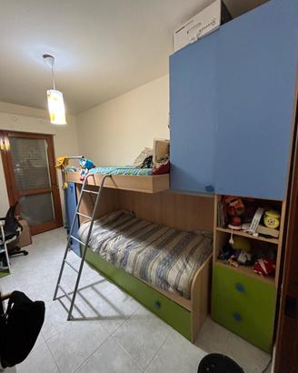 Cameretta Completa 3 Letti + Materassi 