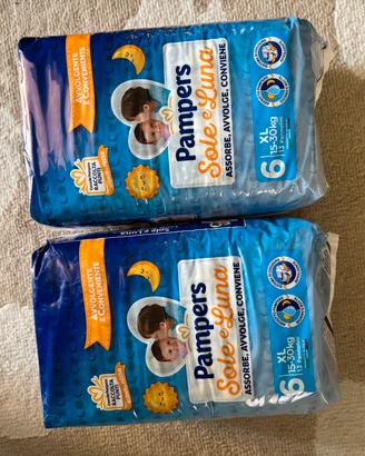 Pannolini Pampers Sole e Luna taglia 6 - XL