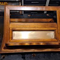 Leggio in legno e  metallo Antico