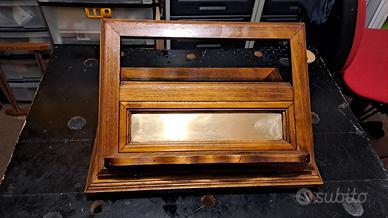 Leggio in legno e  metallo Antico