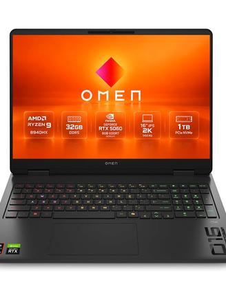 Hp Omen16 AMD RYZEN 8940HX 32 1TB 16" 2K RTX 5060