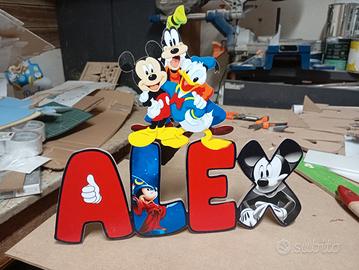 nome in legno PERSONALIZZATO