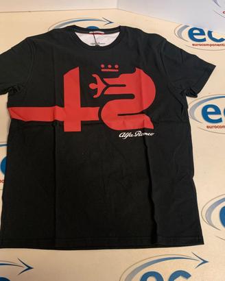 6002351425 T-SHIRT NERA ALFA ROMEO TAGLIA M