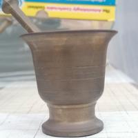 mortaio antico in ottone 