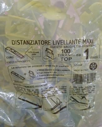 distanziatore livellatne 1mm e 2mm