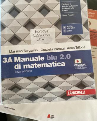 3A manuale blu 2.0 di matematica