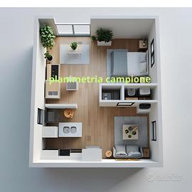 Bilocale con balcone 790 TUTTO INCLUSO - M5