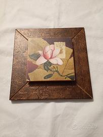 Quadro in legno dipinto a mano 