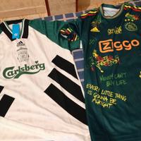 Maglia squadre Liverpool e Ajax